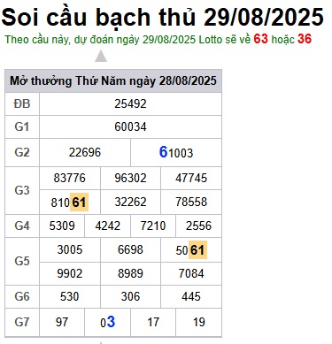 cau lo dep nhat xsmb 29-08-2025